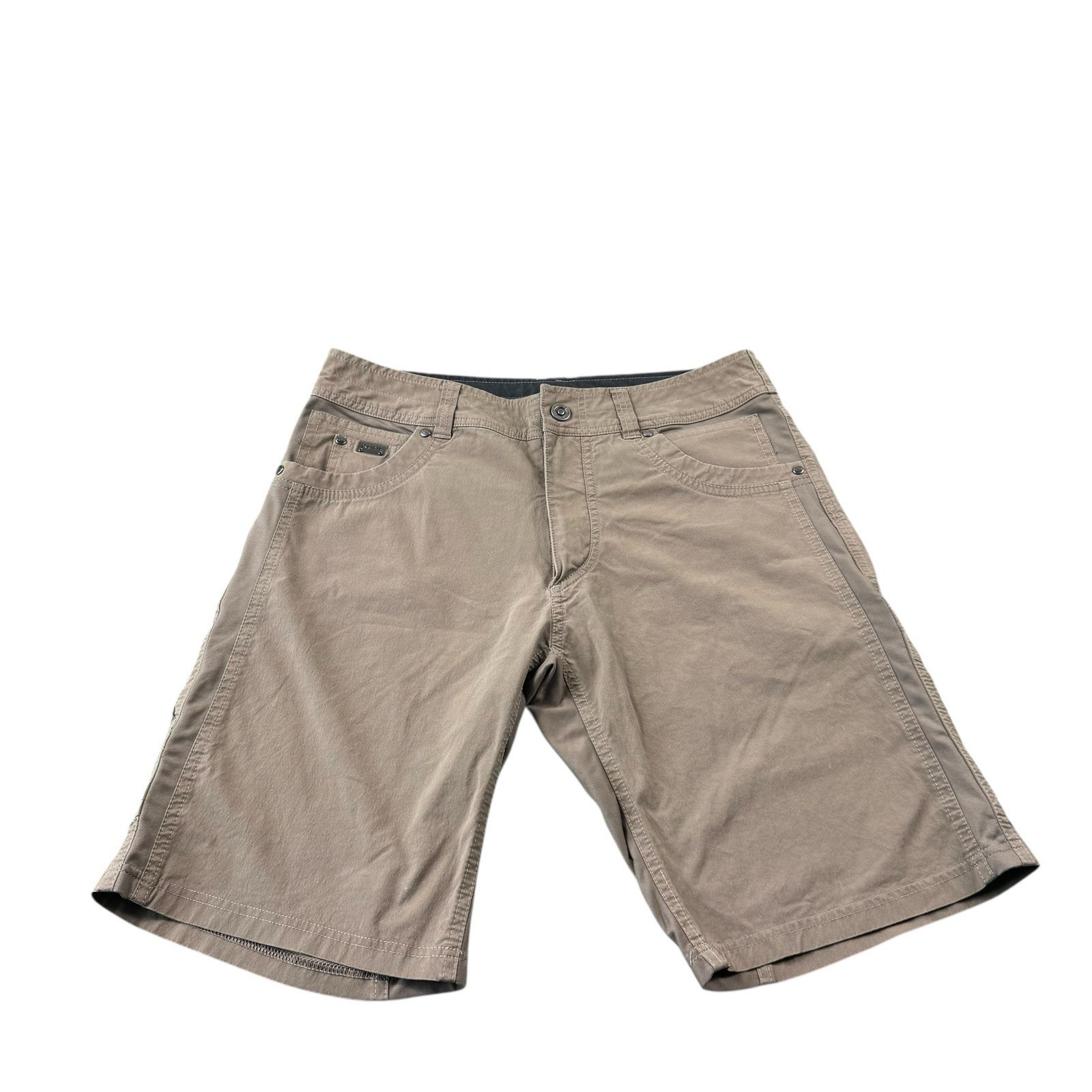 Kuhl Brown Cotton Blend Canvas Men's Hiking Short Size 32